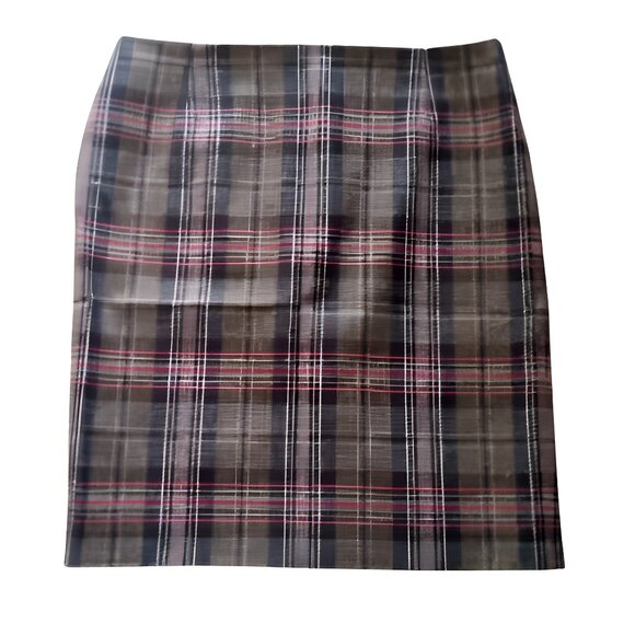 Boden Dresses & Skirts - NEW Boden British Tweed By Moon Plaid Wool Midi Skirt Brown Size M